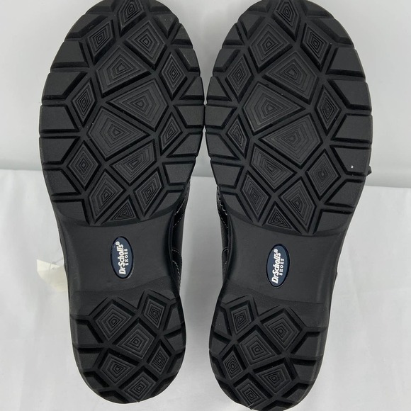 DR Scholl’s Hyacinth Black Faux Leather Zip Side Slip-On Comfort Shoe, Women's 6 - Picture 7 of 8